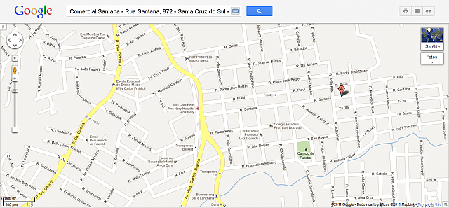 Mapa - Comercial Santana Grande