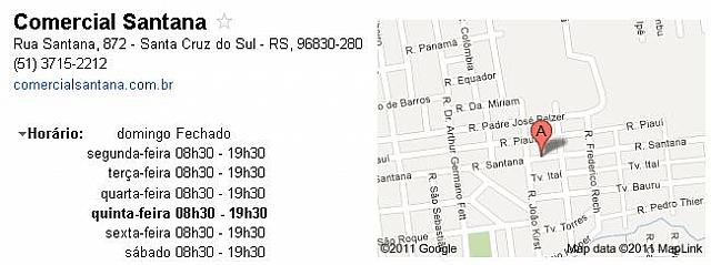 Mapa da Empresa